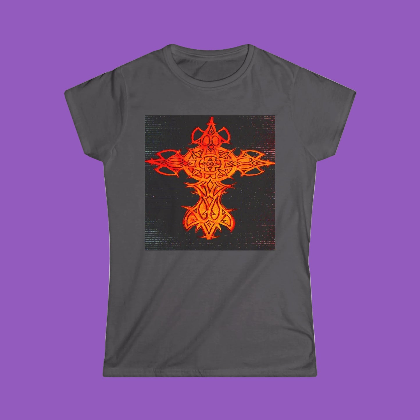 Tee — Fiery Celtic Cross Graphic