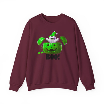 Halloween BOO Crewneck Sweatshirt, Unisex Boo Sweater for Fall Celebrations, Ghosts and Pumpkins Sweatshirt, Spooky Season Apparel, [...]