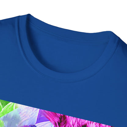 Colorful Moonlit Distorted Vibes Unisex T-Shirt, Graphic Tee, Casual Wear, Summer Fashion, Trendy Gift for Friends