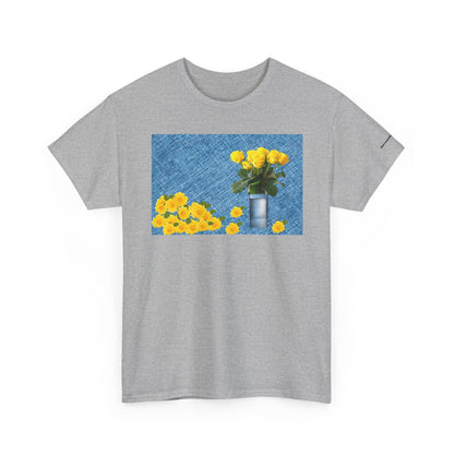 Floral Bouquet Unisex Heavy Cotton Tee