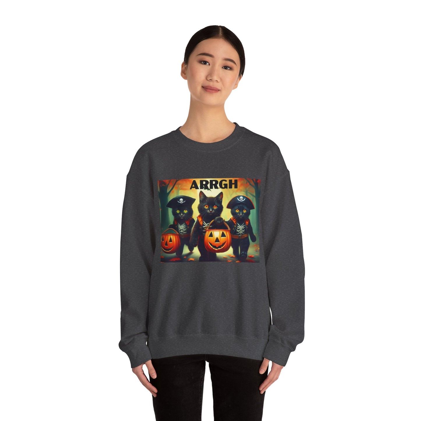 Pirate Cats Crewneck Sweatshirt - Halloween Costume