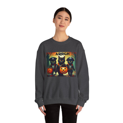 Pirate Cats Crewneck Sweatshirt - Halloween Costume