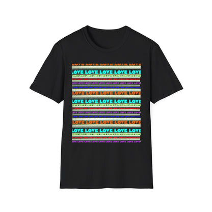 Love-Themed Unisex T-Shirt | Softstyle | Perfect for Pride, Birthdays, Anniversaries, Casual Wear, Gifts