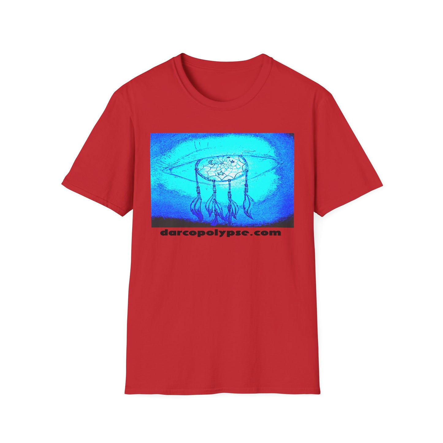 Darcopolypse Eye Graphic Tee - Unisex Softstyle T-Shirt