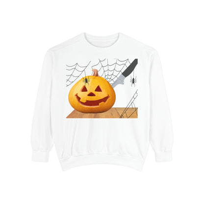 Spooky Pumpkin Sweatshirt, Halloween Apparel, Fall Fashion, Cozy Unisex Crewneck, Pumpkin Decor, Family Friendly Halloween