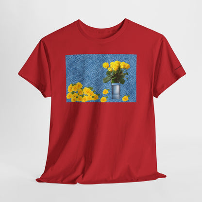 Floral Bouquet Unisex Heavy Cotton Tee