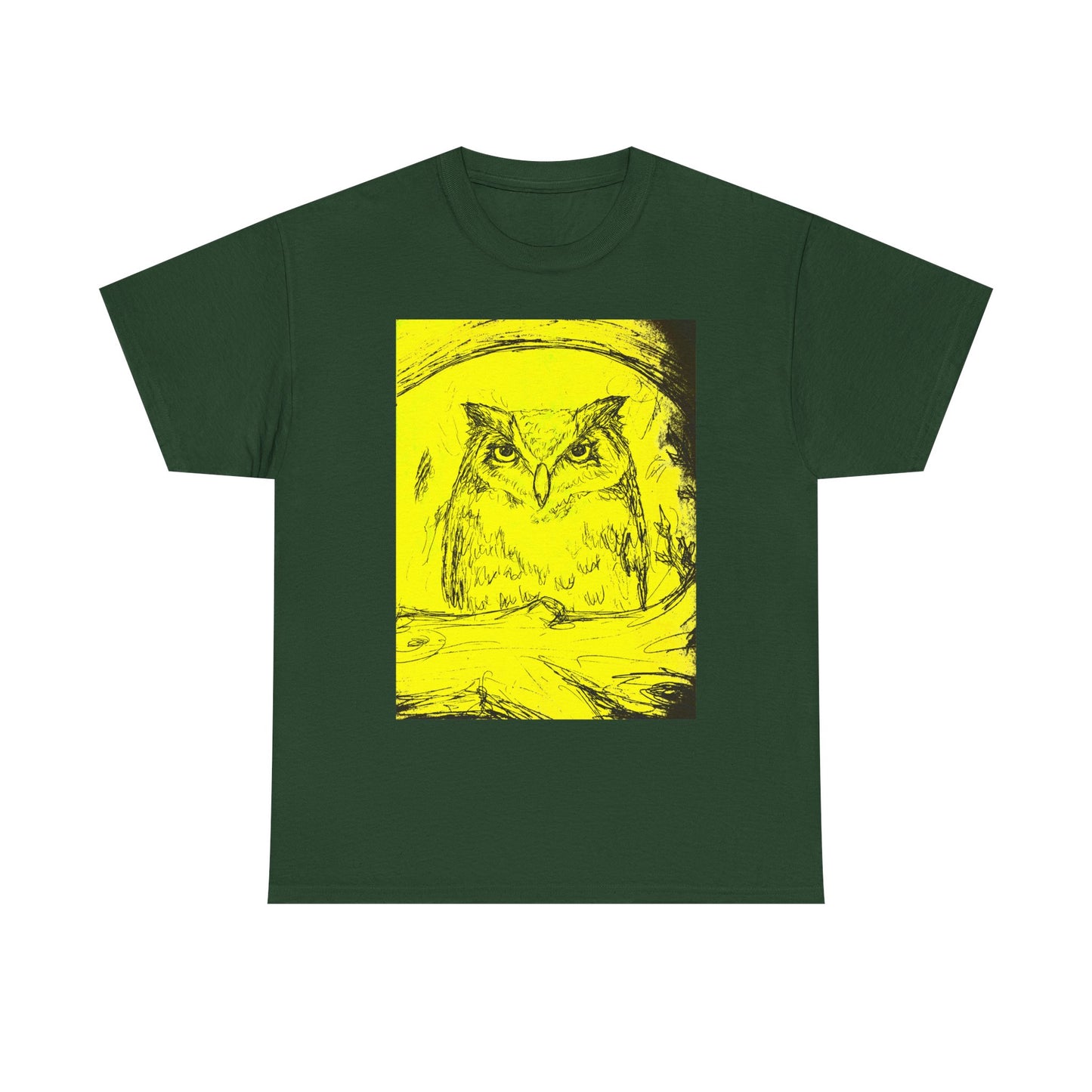 Fantasy Owl unisex  Heavy Cotton Tee
