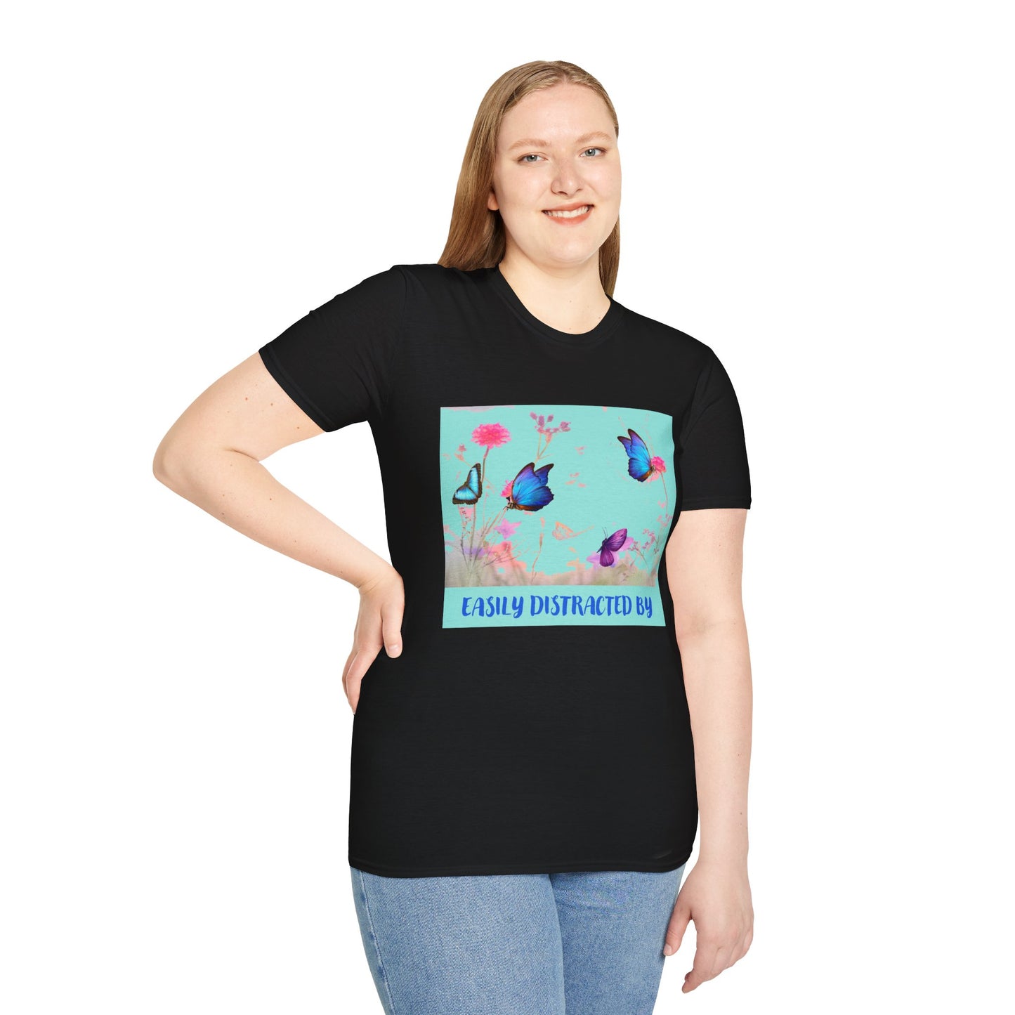 Easily distracted by Butterfly T-Shirt