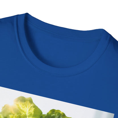 Cute T-Shirt with Sad Salad Face Design