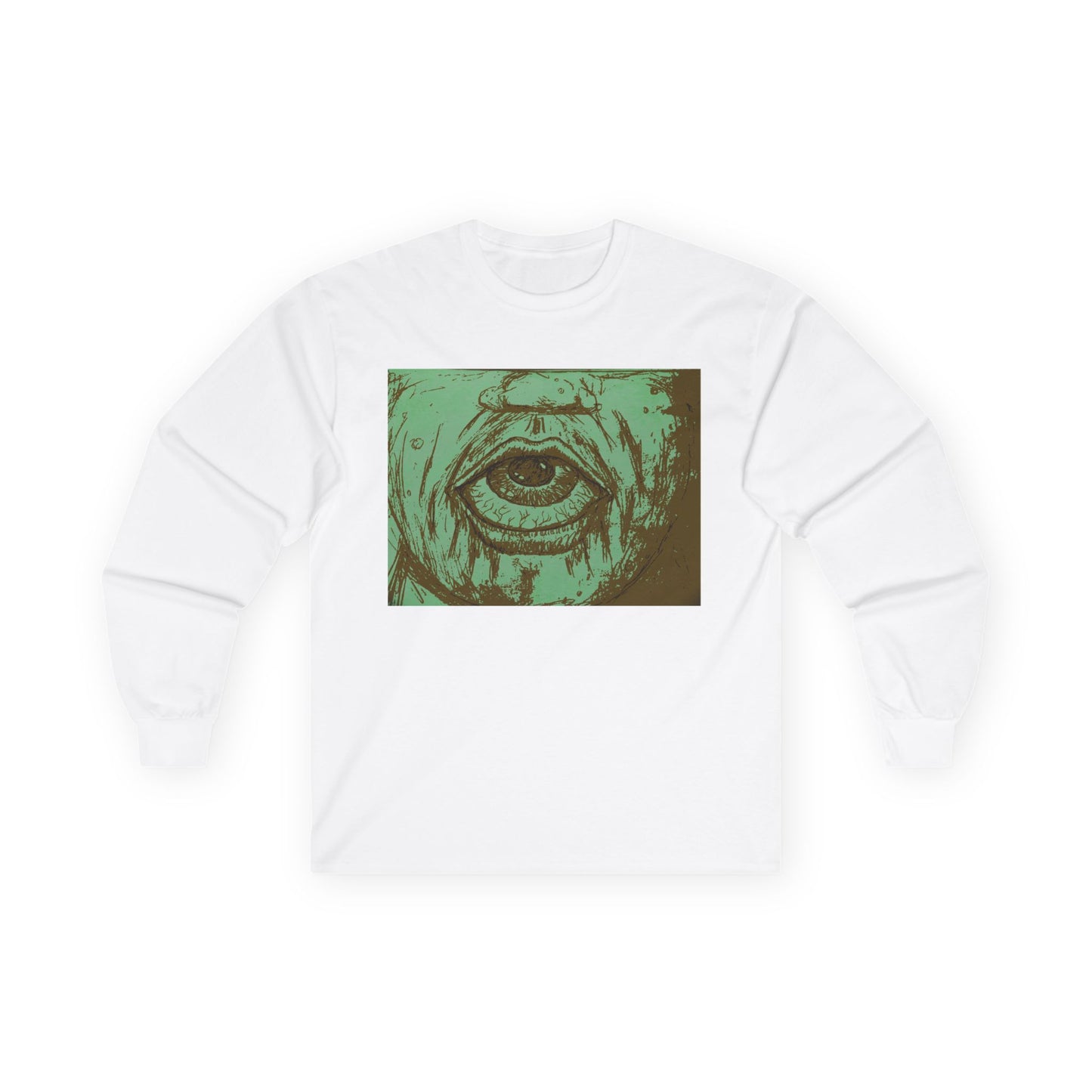 Abstract Altered  Eye Long Sleeve Tee
