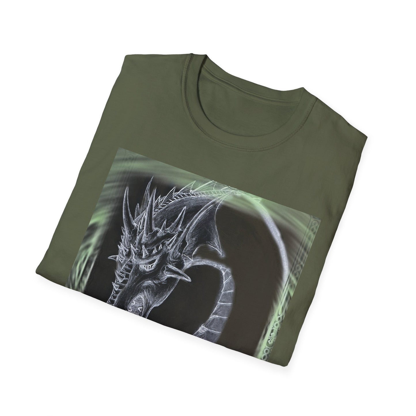 Dragon Skull T-Shirt — Gothic Fantasy Dragon Art Tee