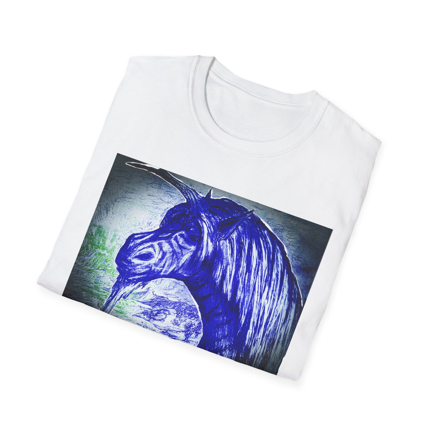 Magical Unicorn T-Shirt, Unisex Softstyle Tee, Perfect Gift for Animal Lovers, Birthday Present, Dreamy Casual Wear, Unique Graphic Tee