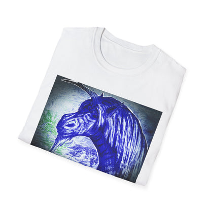 Magical Unicorn T-Shirt, Unisex Softstyle Tee, Perfect Gift for Animal Lovers, Birthday Present, Dreamy Casual Wear, Unique Graphic Tee