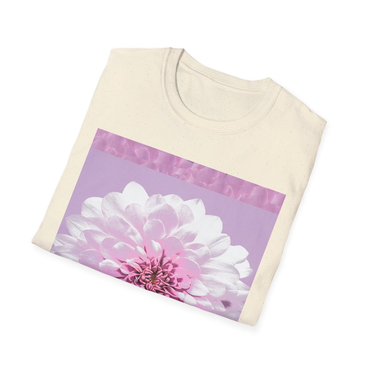Pale Pink Flowers Abstract Unisex T-Shirt