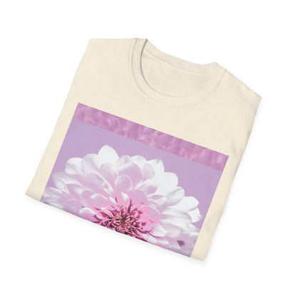 Pale Pink Flowers Abstract Unisex T-Shirt