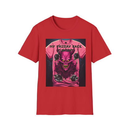 Demon Face Unisex T-Shirt - Friday Face Graphic Tee