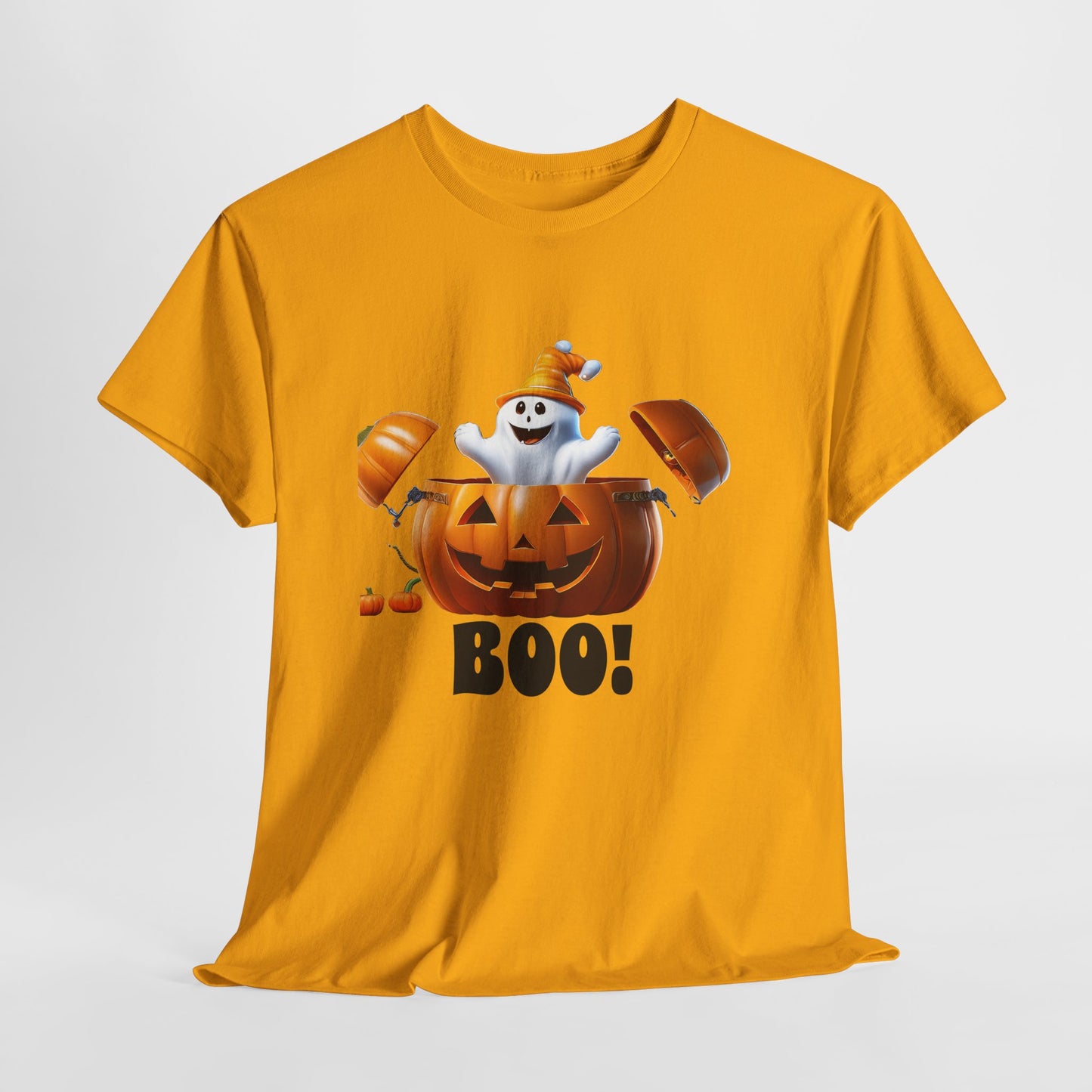 Halloween Jack-in-the-Box, unisex cotton tee