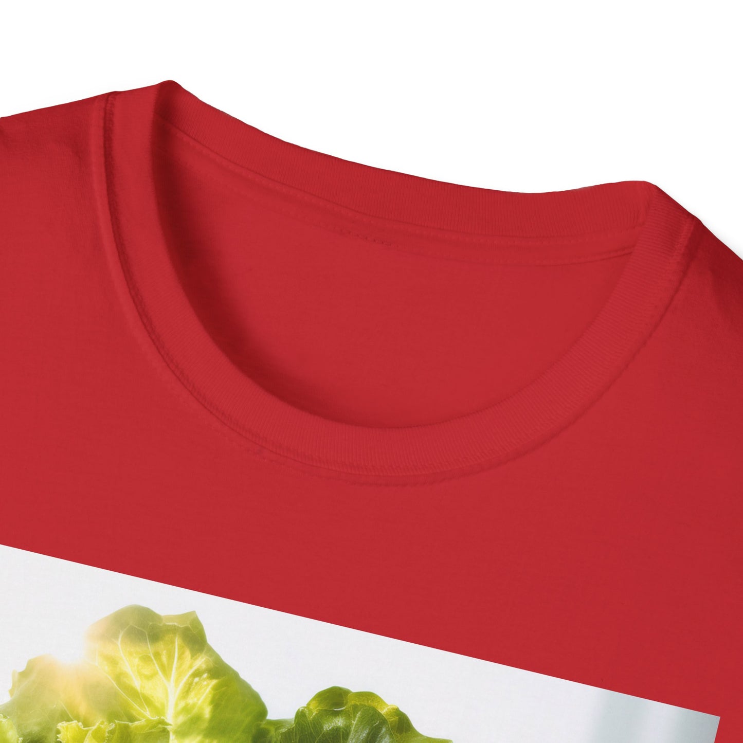 Cute T-Shirt with Sad Salad Face Design