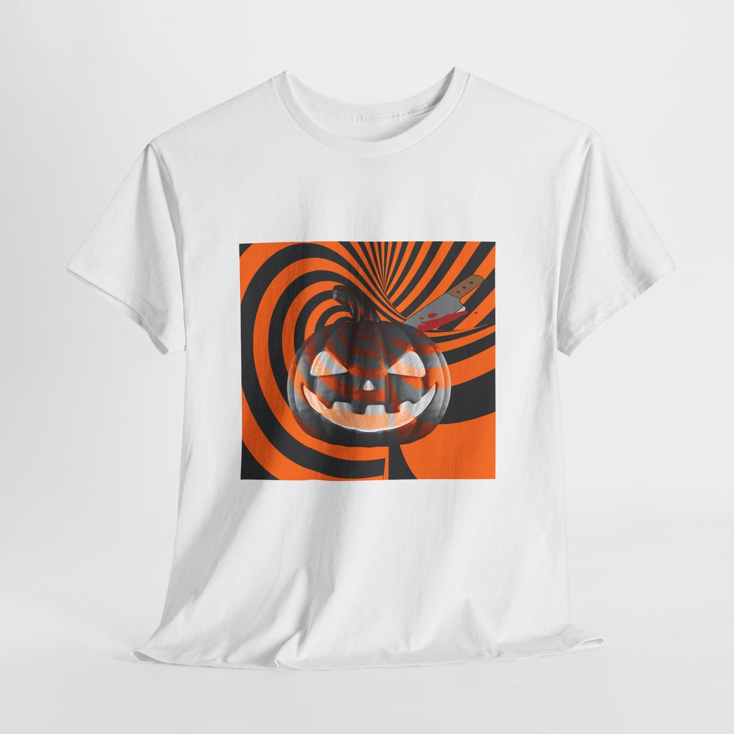 Pumpkin Swirl Unisex Tee | Halloween Shirt, Fall Fashion, Casual Outfit, Gift for Her, Pumpkin Spice Vibes