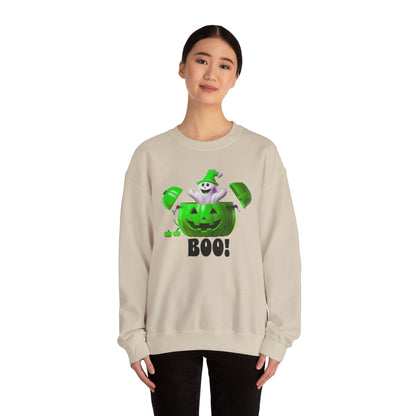 Halloween BOO Crewneck Sweatshirt, Unisex Boo Sweater for Fall Celebrations, Ghosts and Pumpkins Sweatshirt, Spooky Season Apparel, [...]
