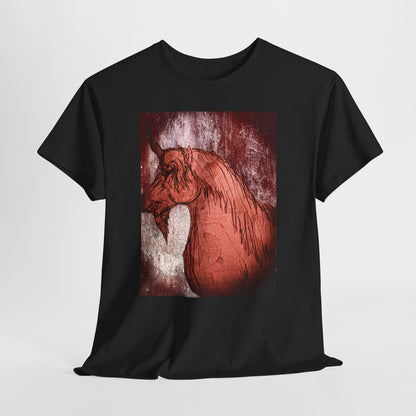 Artistic Unicorn Fantasy Print Unisex Heavy Cotton Tee