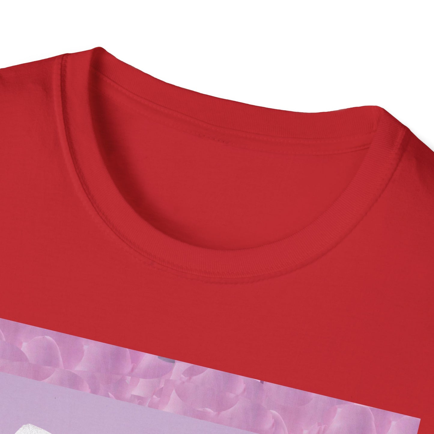 Pale Pink Flowers Abstract Unisex T-Shirt