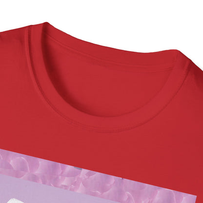 Pale Pink Flowers Abstract Unisex T-Shirt