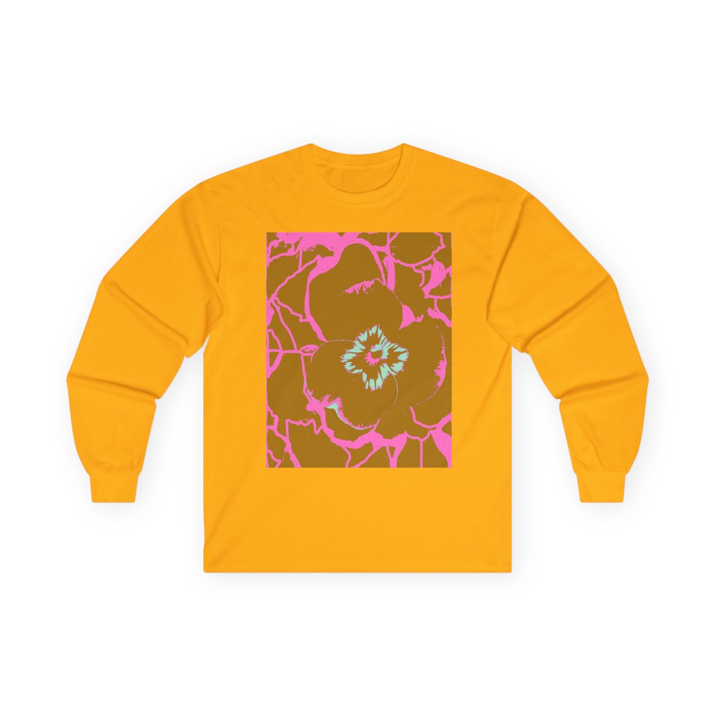 Vibrant Floral Long Sleeve Tee, Unisex Cotton Shirt, Trendy Spring Apparel, Gift for Flower Lovers, Casual Fashion Top, Art-Inspired [...]