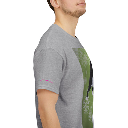 Holiday Cat T‑Shirt – “Aahhh, The Holidays” Funny Snowman Cat Tee