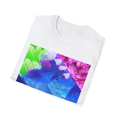Colorful Moonlit Distorted Vibes Unisex T-Shirt, Graphic Tee, Casual Wear, Summer Fashion, Trendy Gift for Friends