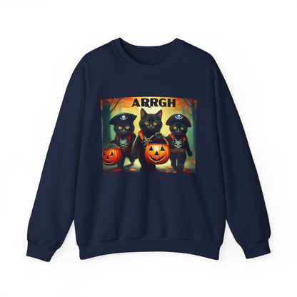 Pirate Cats Crewneck Sweatshirt - Halloween Costume
