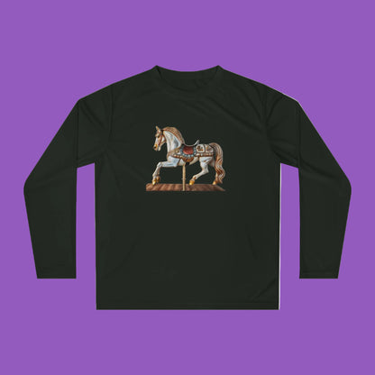 Vintage Carousel Horse Performance Shirt | Unisex Activewear