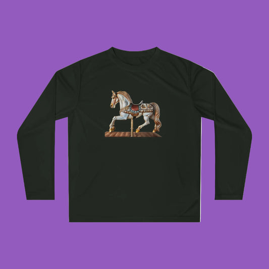 Vintage Carousel Horse Performance Shirt | Unisex Activewear