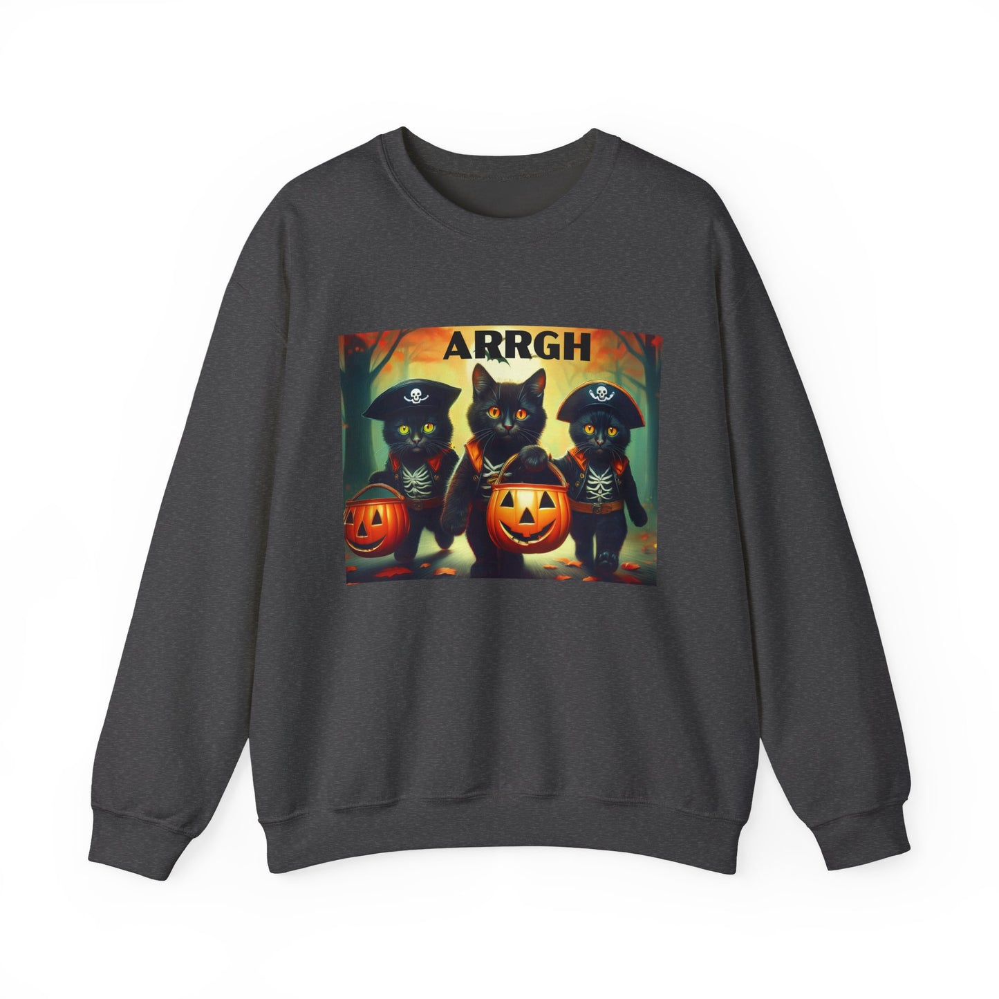 Pirate Cats Crewneck Sweatshirt - Halloween Costume