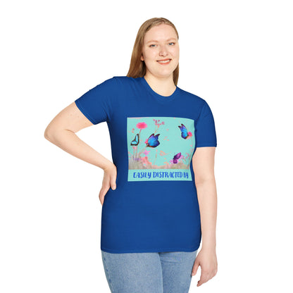 Easily distracted by Butterfly T-Shirt
