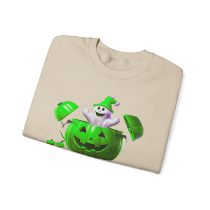 Halloween BOO Crewneck Sweatshirt, Unisex Boo Sweater for Fall Celebrations, Ghosts and Pumpkins Sweatshirt, Spooky Season Apparel, [...]