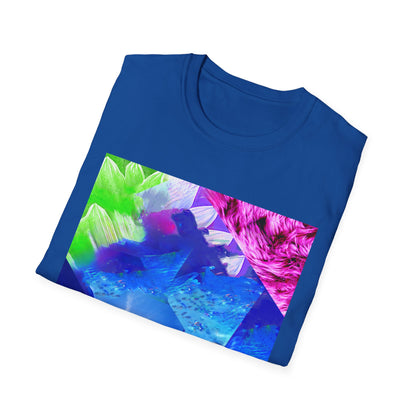 Colorful Moonlit Distorted Vibes Unisex T-Shirt, Graphic Tee, Casual Wear, Summer Fashion, Trendy Gift for Friends