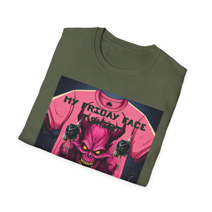 Demon Face Unisex T-Shirt - Friday Face Graphic Tee