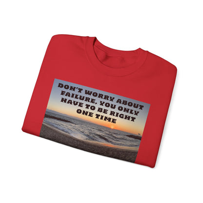 Inspirational Crewneck Sweatshirt - Motivational Apparel, Gift for Friends, Cozy Fashion, Everyday Wear, Positive Vibes