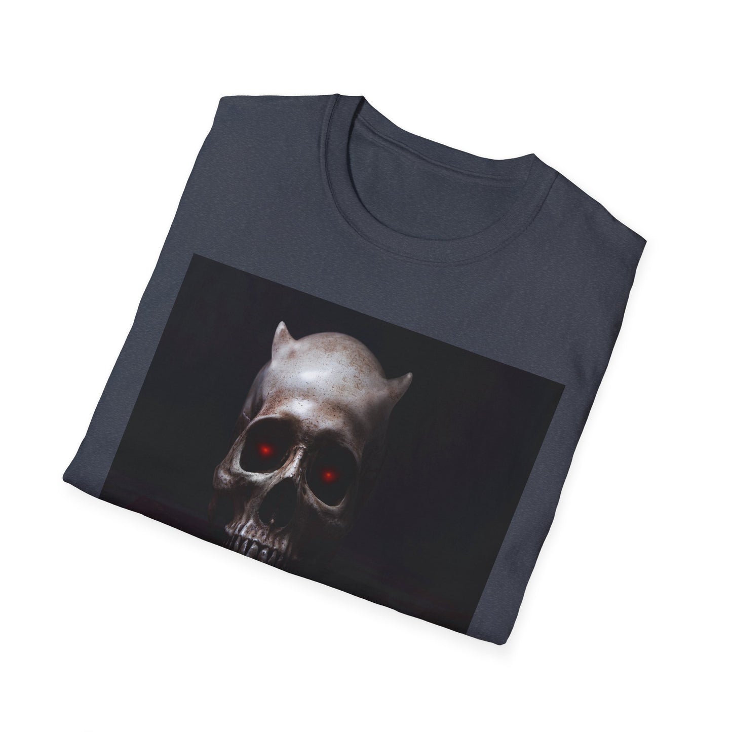 Spooky Demon Boo T-Shirt | Halloween Costume Tee | Unisex Softstyle Tee | Boo! Graphic Shirt | Casual Wear | Comfortable Halloween Apparel