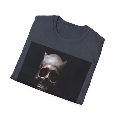 Spooky Demon Boo T-Shirt | Halloween Costume Tee | Unisex Softstyle Tee | Boo! Graphic Shirt | Casual Wear | Comfortable Halloween Apparel