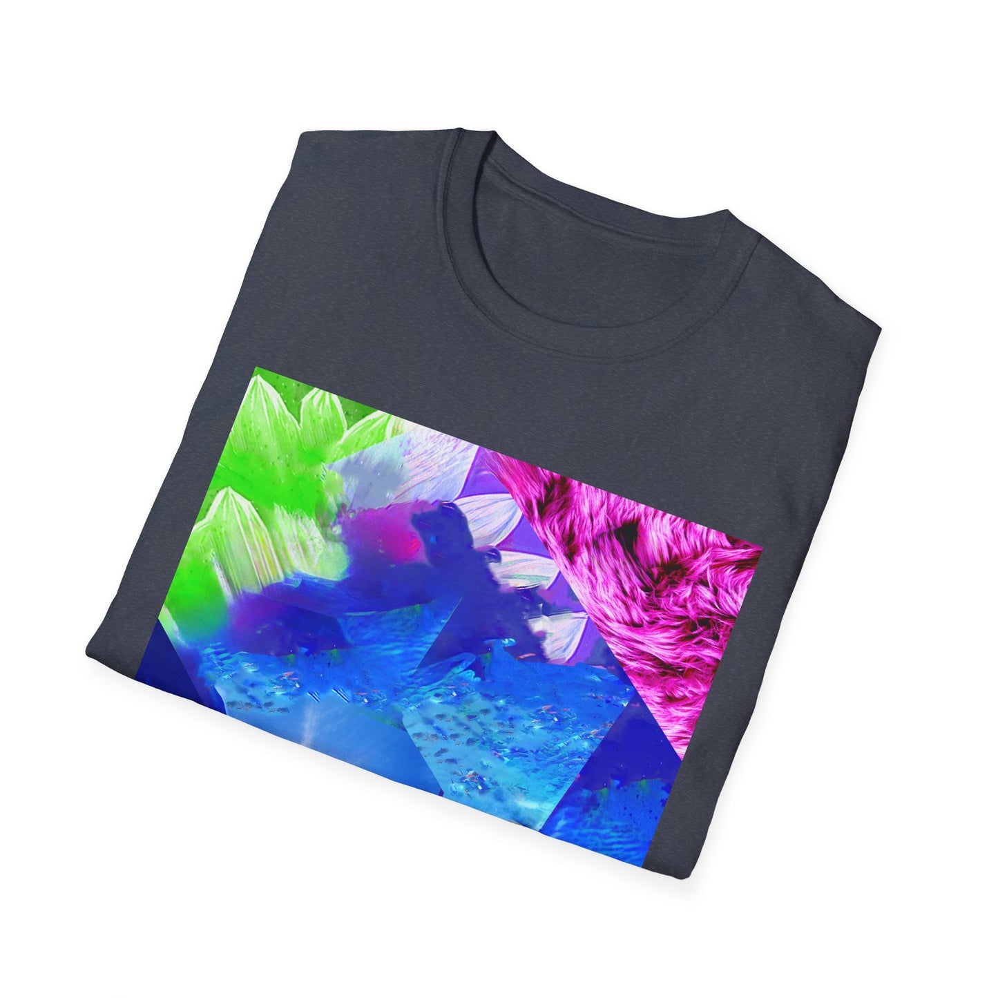 Colorful Moonlit Distorted Vibes Unisex T-Shirt, Graphic Tee, Casual Wear, Summer Fashion, Trendy Gift for Friends