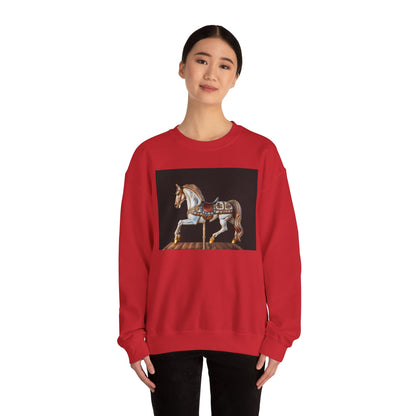 Vintage Carousel Horse Crewneck Sweatshirt, Cozy Sweatshirt, Equestrian Gift, Animal Art Sweatshirt, Unique Fall Apparel, Celebration [...]
