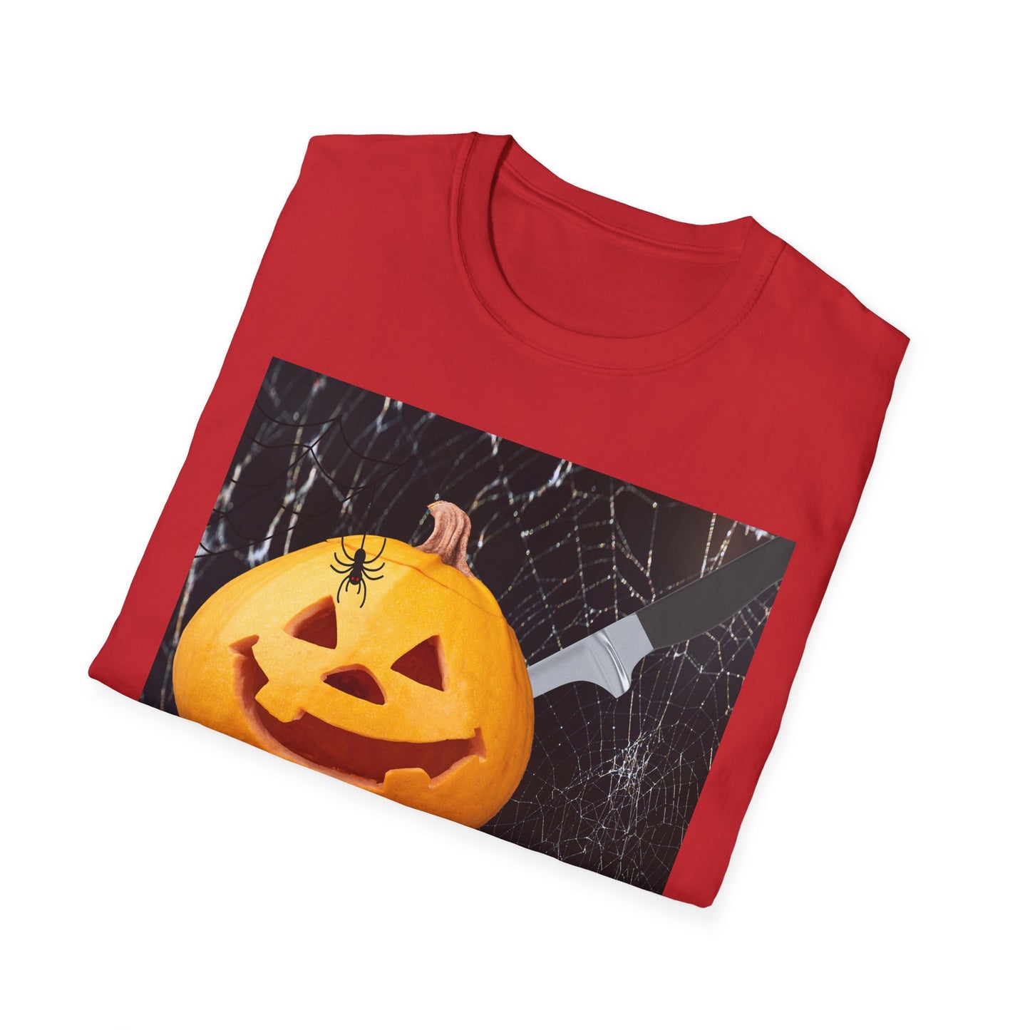 Halloween Pumpkin Horror T-Shirt, Unisex Tee, Spooky Shirt, Fall Fashion, Halloween Costume, October Celebration Gear