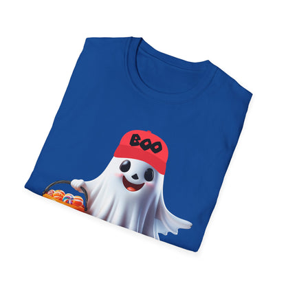 Fun Halloween Ghost T-Shirt, Boo Ghost Tee, Unisex Halloween Shirt, Cute Ghost Costume Top, Spooky Season Apparel