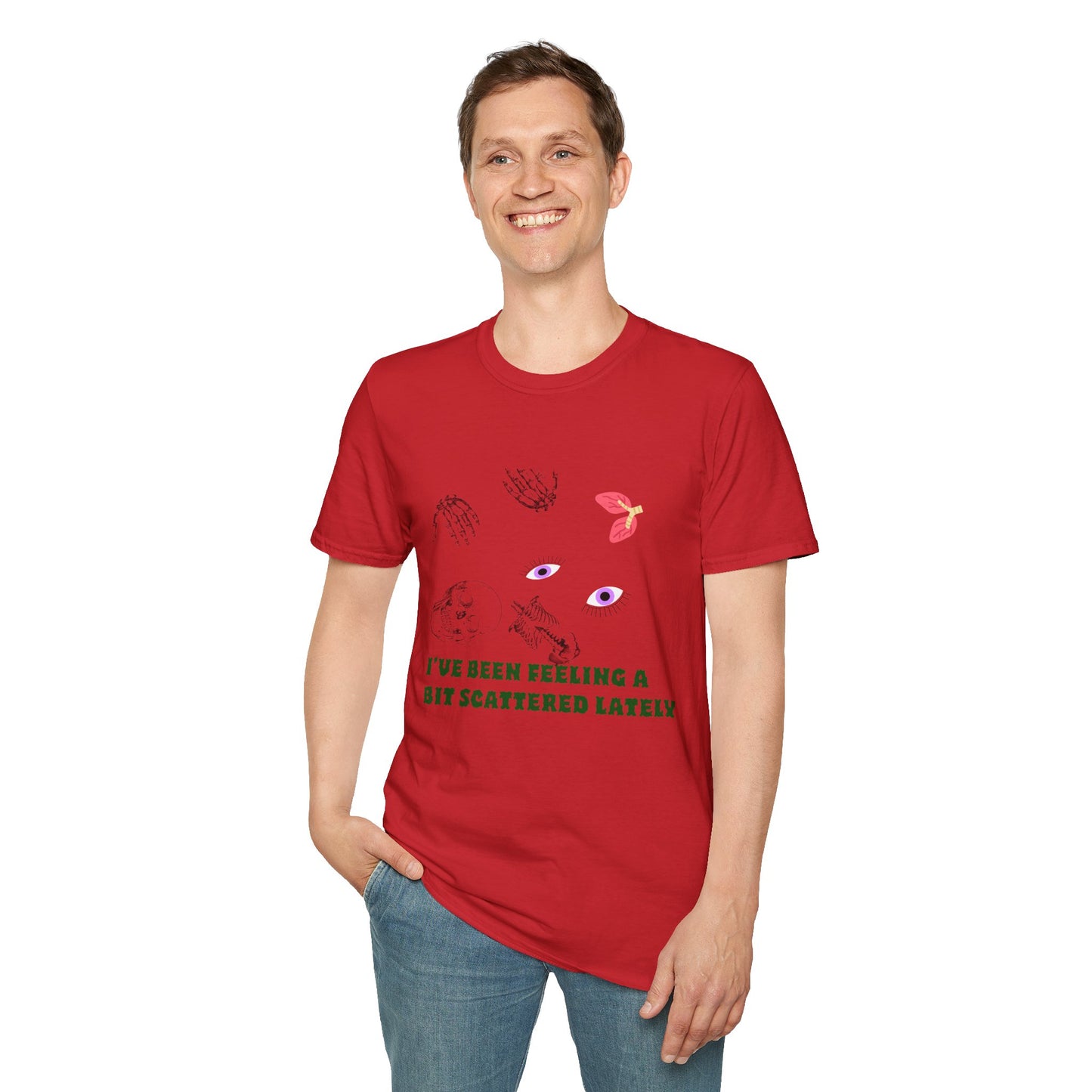 Skeleton Scattered Inspiration Unisex T-Shirt