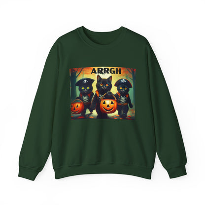 Pirate Cats Crewneck Sweatshirt - Halloween Costume