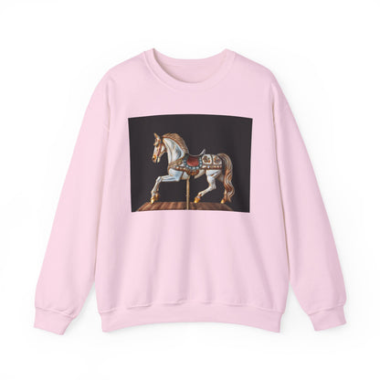 Vintage Carousel Horse Crewneck Sweatshirt, Cozy Sweatshirt, Equestrian Gift, Animal Art Sweatshirt, Unique Fall Apparel, Celebration [...]