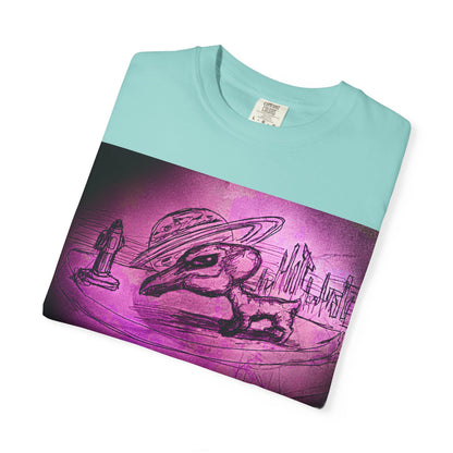 Alien Adventure Unisex T-Shirt - Garment-Dyed Graphic Tee