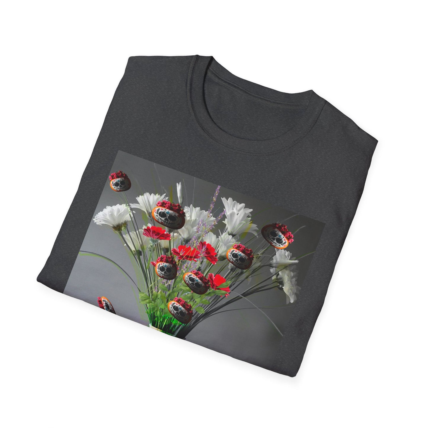 Skeleton Pumpkin Bouquet T-Shirt
